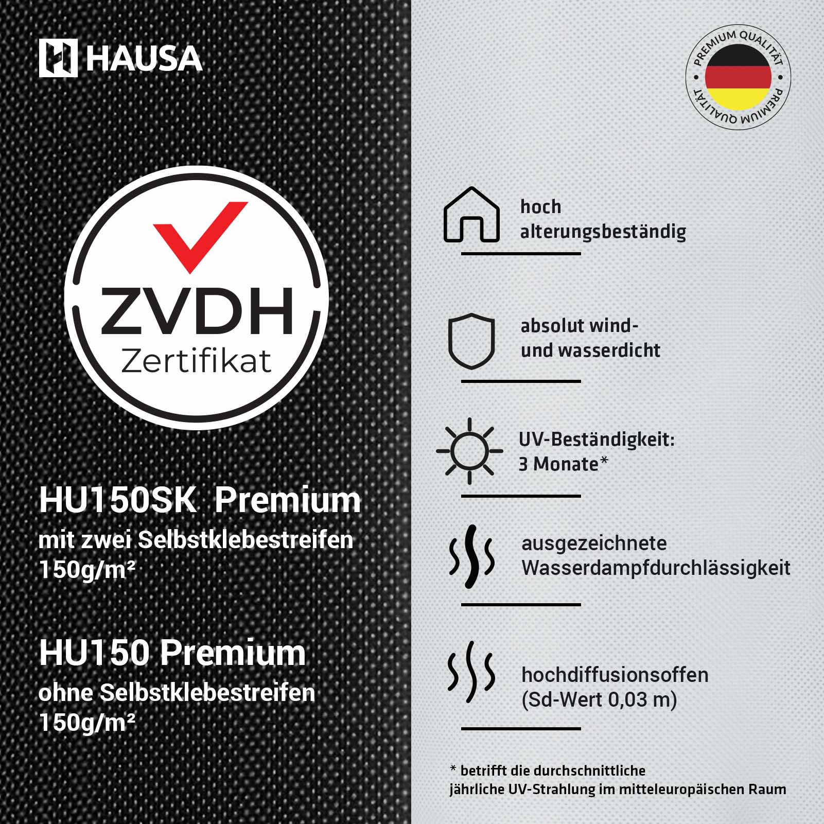 Hausa Premium HU150SK 75m2 ZVDH
